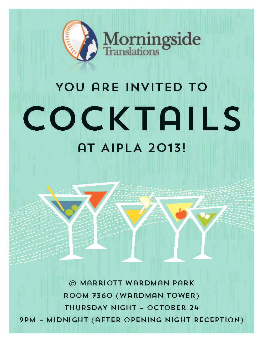 Morningside Cocktail Party @ AIPLA 2013!!!
