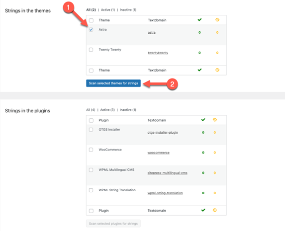 plugin for strings